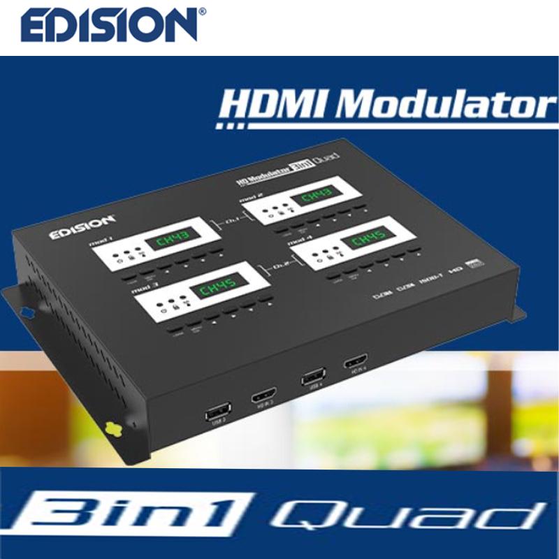 Edision HDMI Modulador Lite QUAD  Disponible en