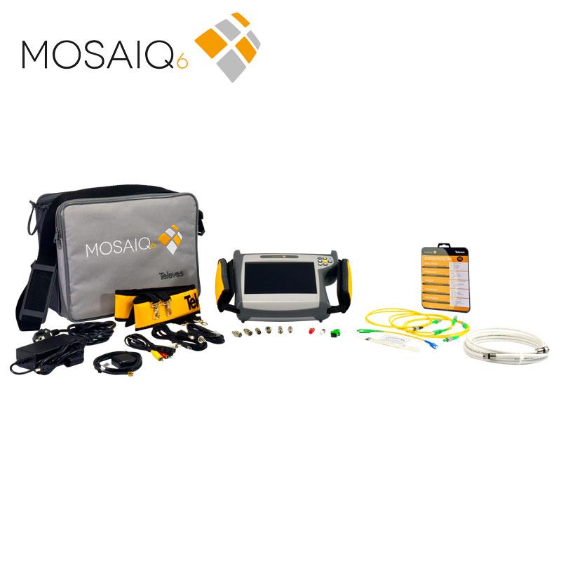 Medidor de campo MOSAIQ6 DVB-T/T2/S/S2/C + CI + F.O