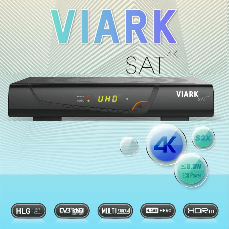 Viark SAT 4K Satellite Receiver DVB-S2X H.265 HEVC