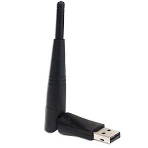 Antena WiFi 150 Mbps Wireless Lan USB 2.0 Ralink RT5370  - Adaptador USB WiFi 300 Mbps compatible con todos los receptores con entrada USB Wifi Dongle.
