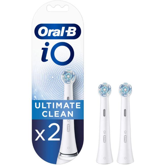 Oral-B Recambio Cepillo Dental iO Ultimate Clean Blanco 2uds