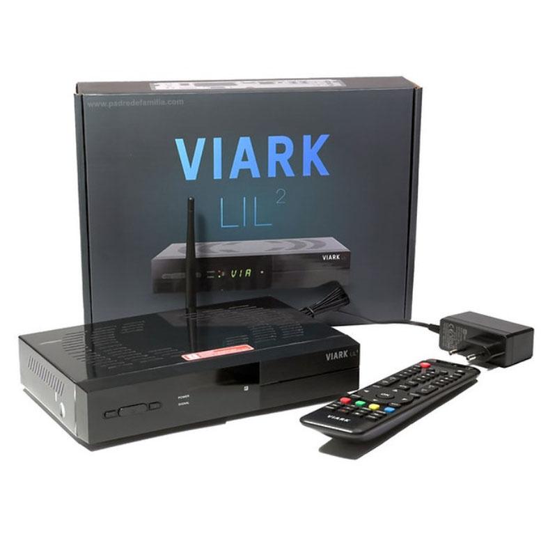 Viark LIL2 HD Receptor satlite H265 - VIARK LIL2 Receptor Satlite econmico de la marca Viark, Multistream DVB-S2, 1080p FULL HD